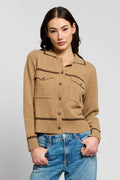 Thea Cashmere Button Up