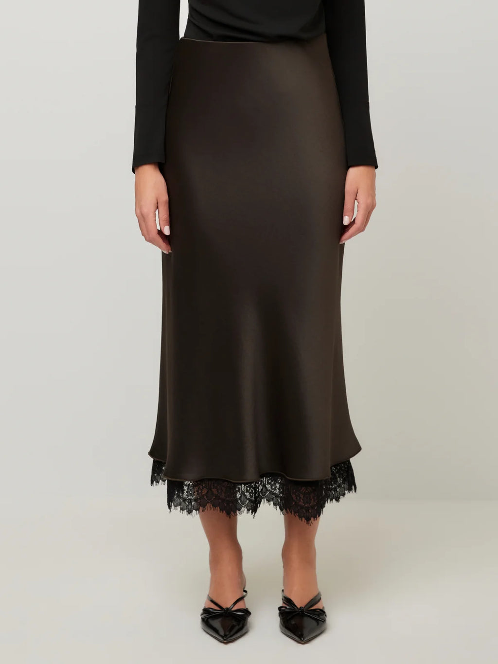 Mia Lace Trim Skirt