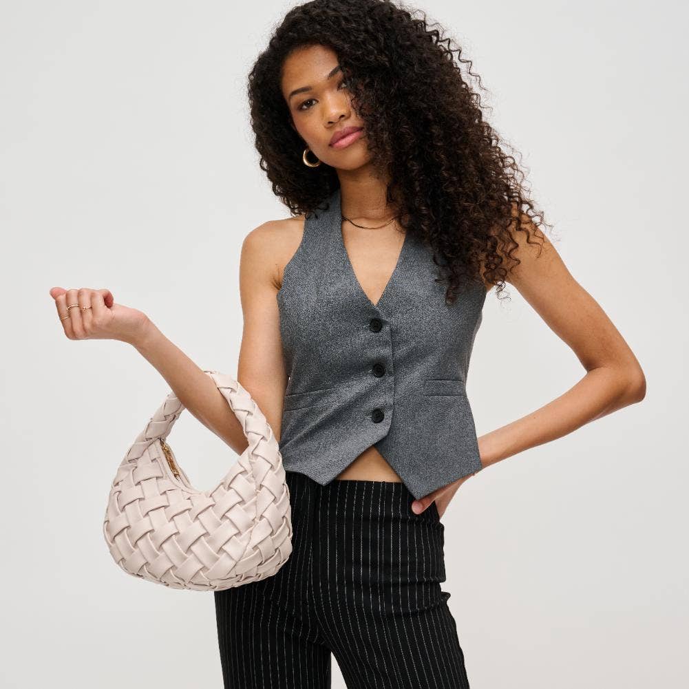 Noreen Woven Clutch