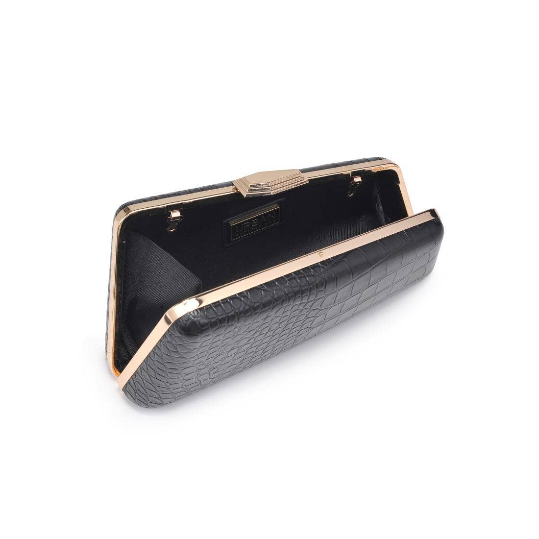 Irene - Croco Asymmetrical Evening Bag