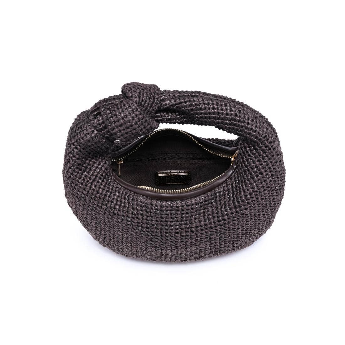 Tracy Straw Knot Clutch