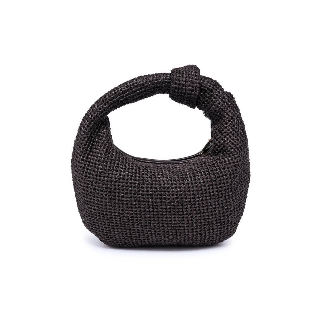 Tracy Straw Knot Clutch
