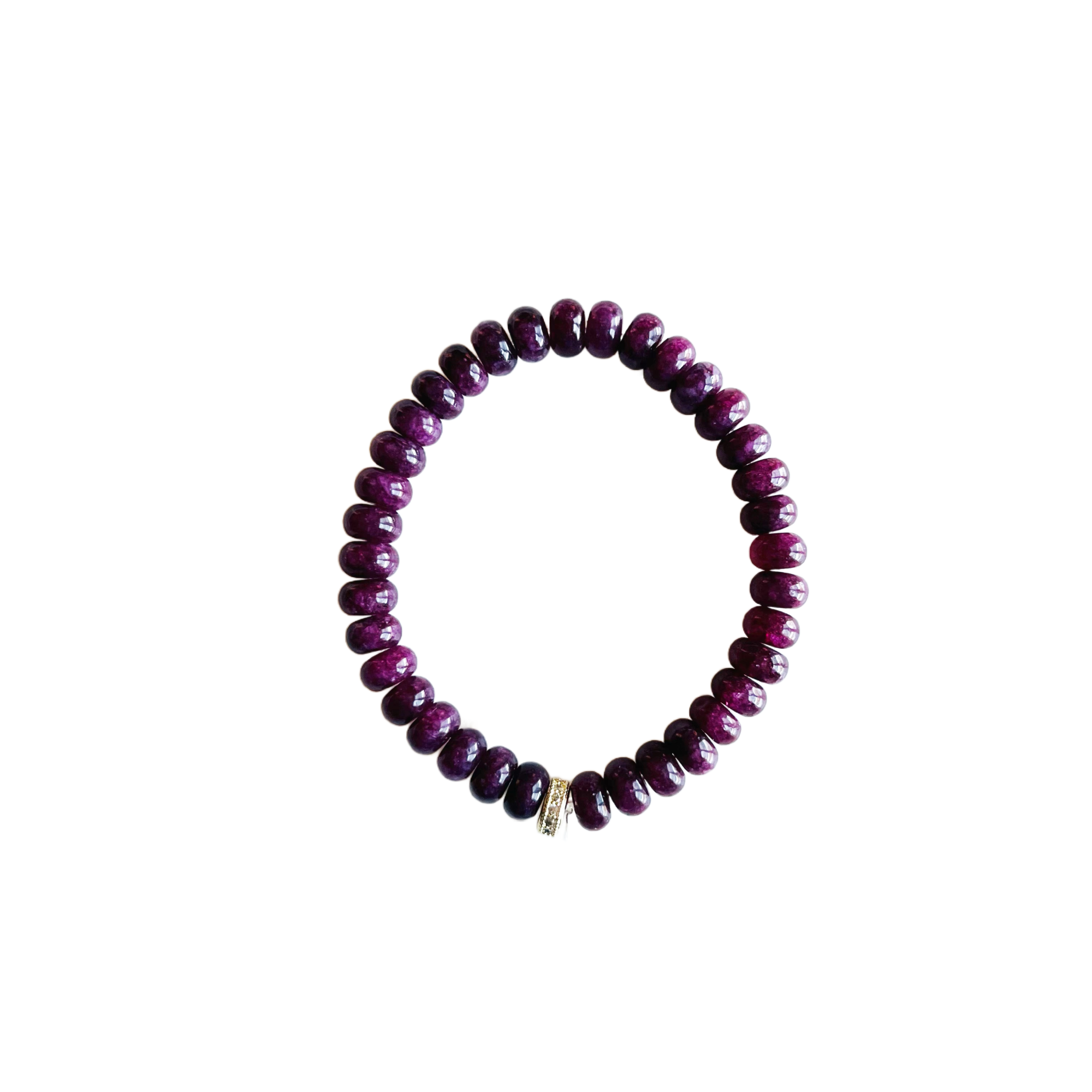Candy Stretch Bracelets: Larger Banana Leaf Agate