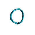 Candy Stretch Bracelets: Turquoise with Black Veins
