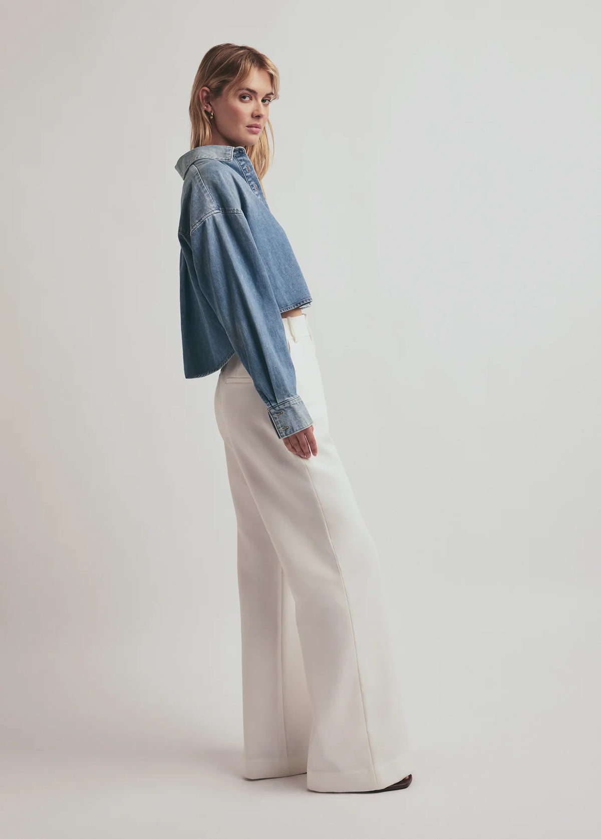 The Crop Ex-BF Shirt