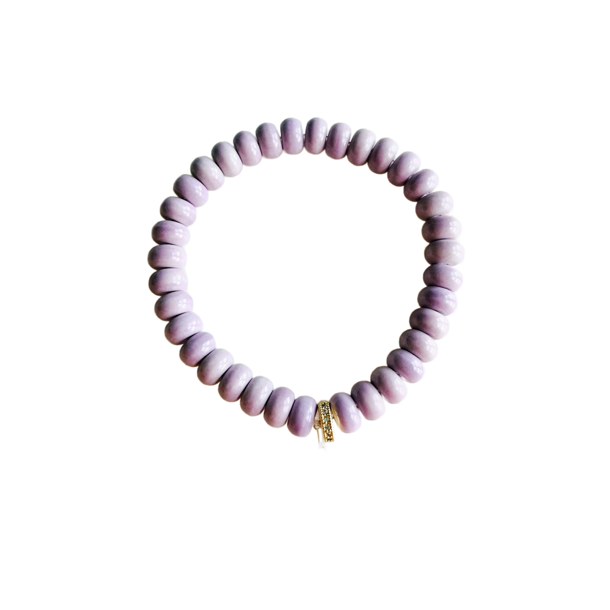 Candy Stretch Bracelets: Light Purple Imperial Jasper