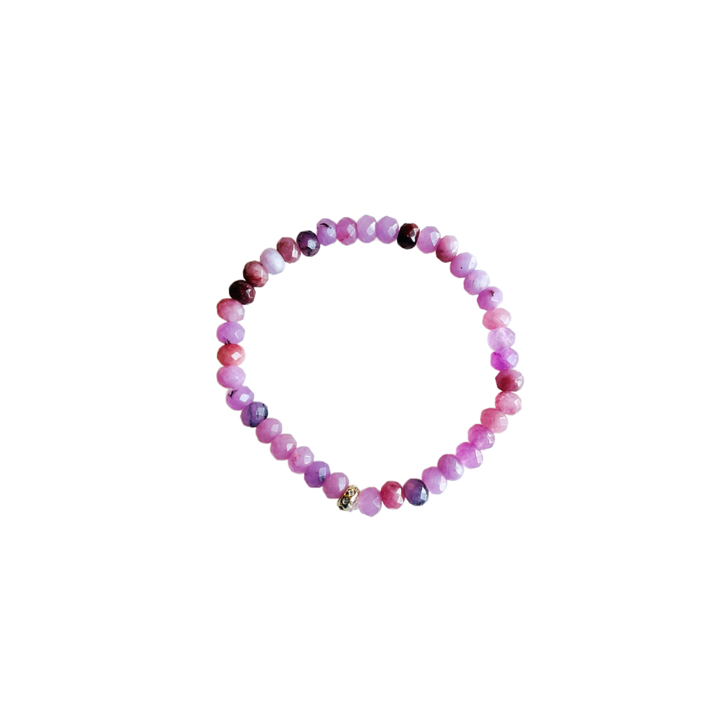 Candy Stretch Bracelets: Larger Banana Leaf Agate