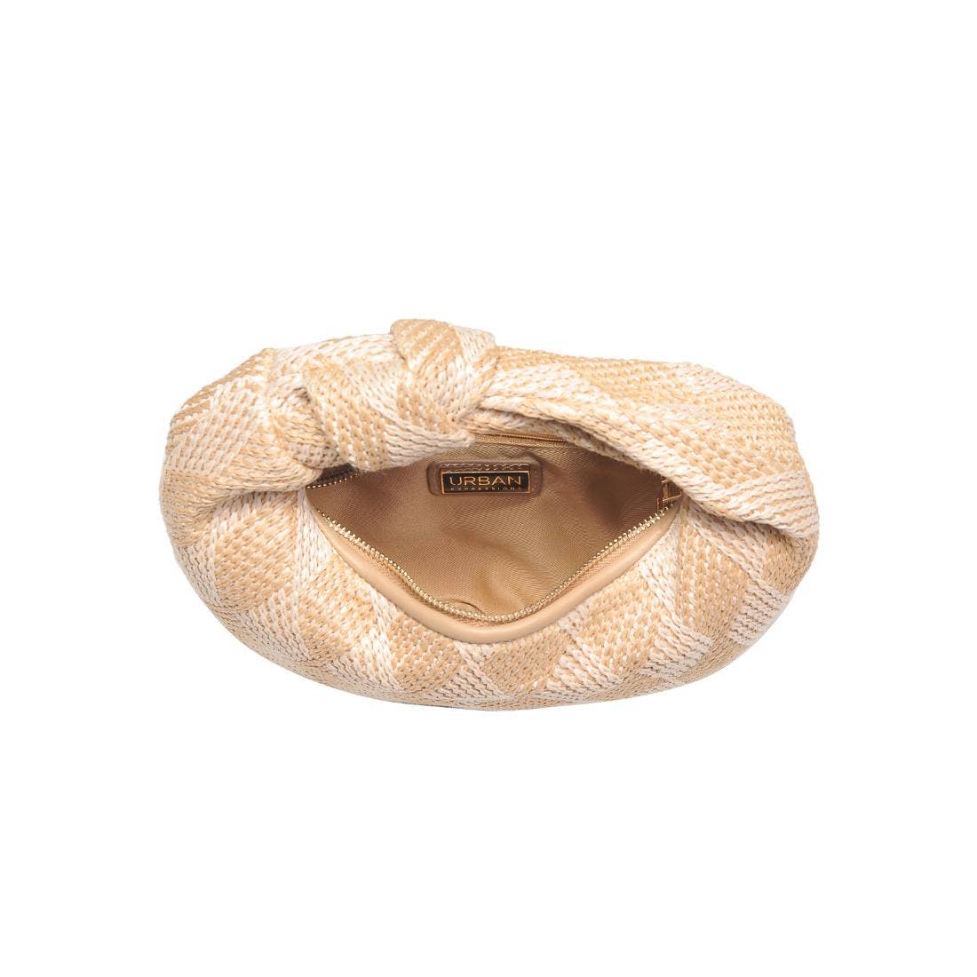 Tracy Straw Knot Clutch