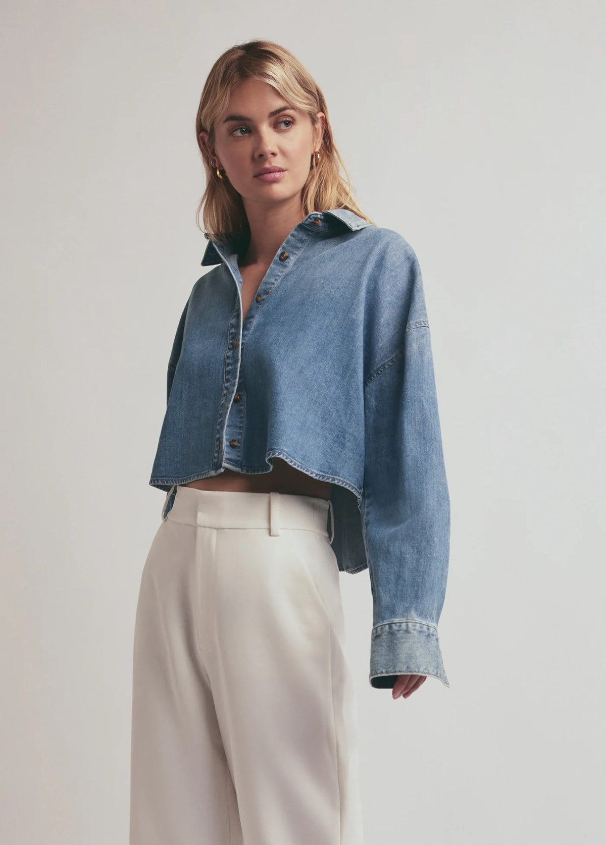 The Crop Ex-BF Shirt