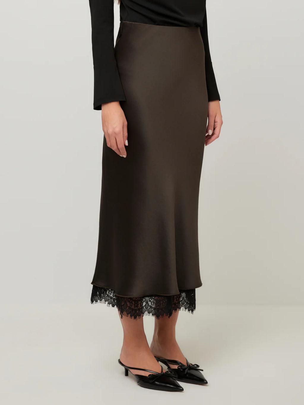 Mia Lace Trim Skirt