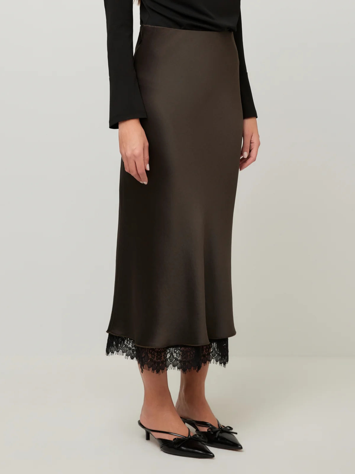Mia Lace Trim Skirt