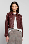 Hazel Topstitched Jacket