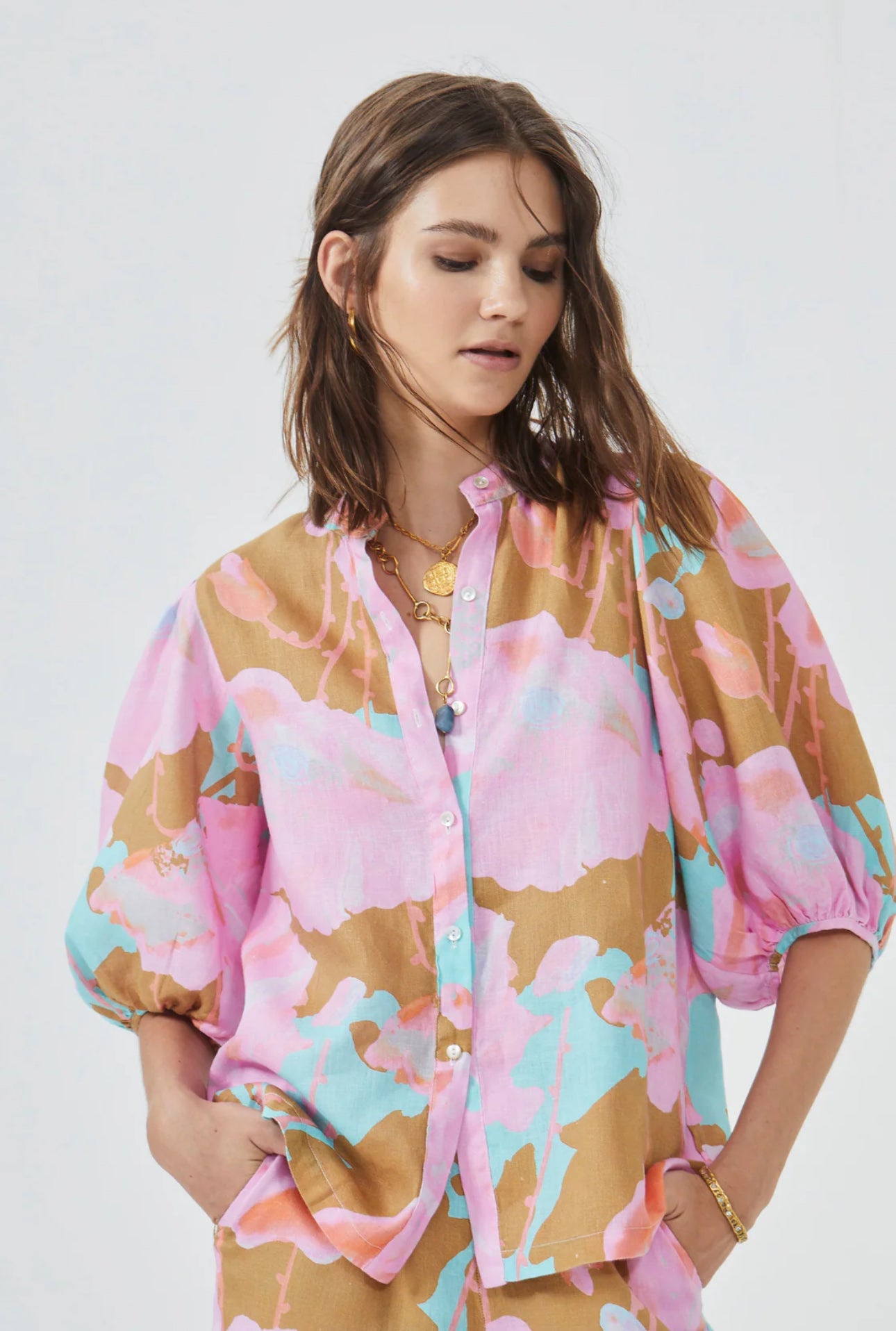 Bubble Linen Shirt