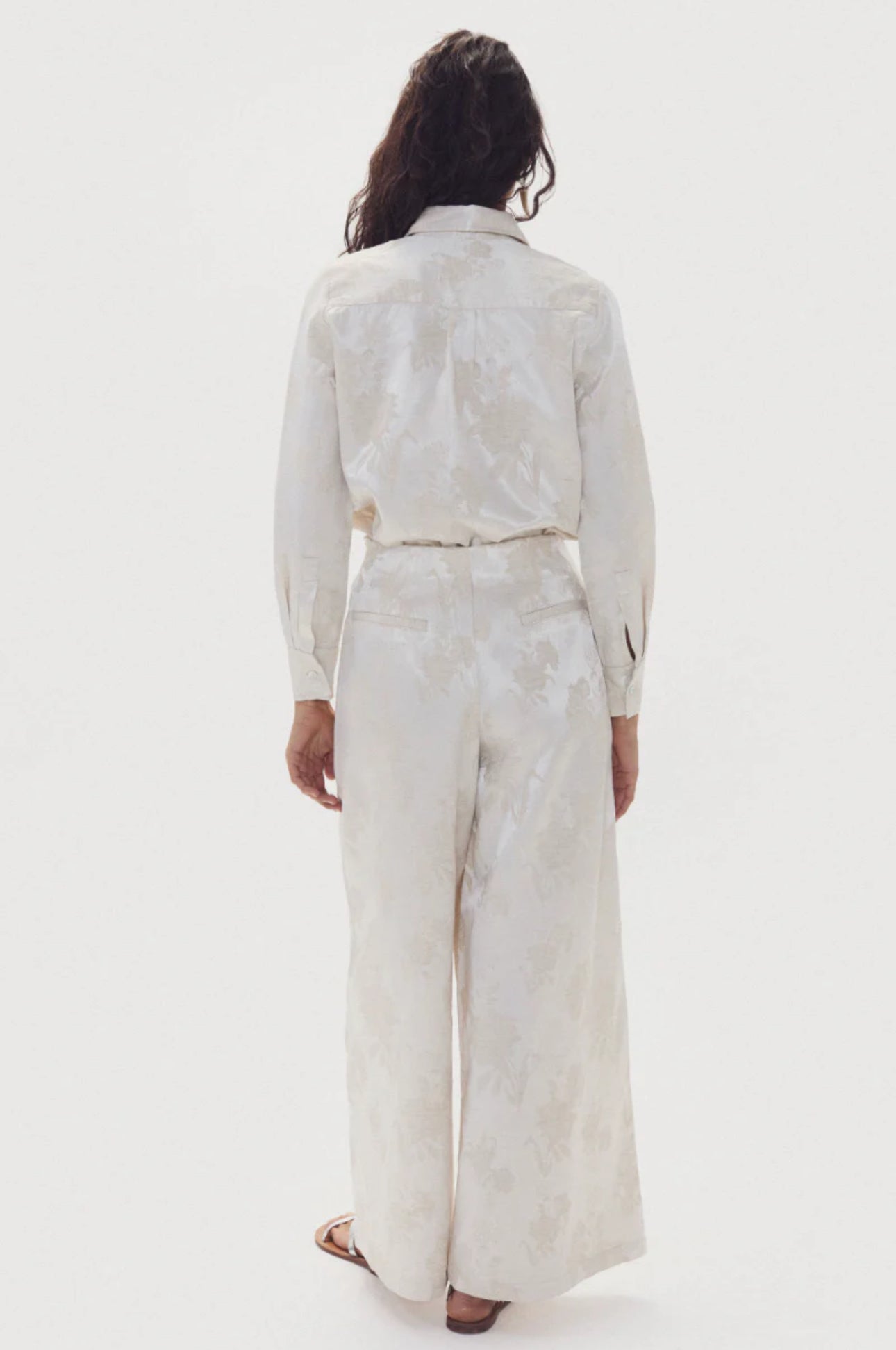 Culotte Brocade Pants