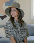 The Sarah Straw Bucket Hat