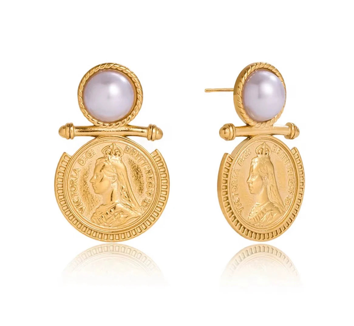 Aurelia Coin Earrings