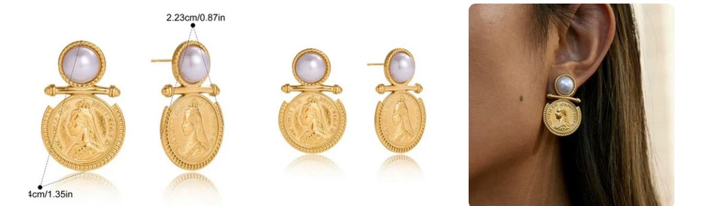 Aurelia Coin Earrings