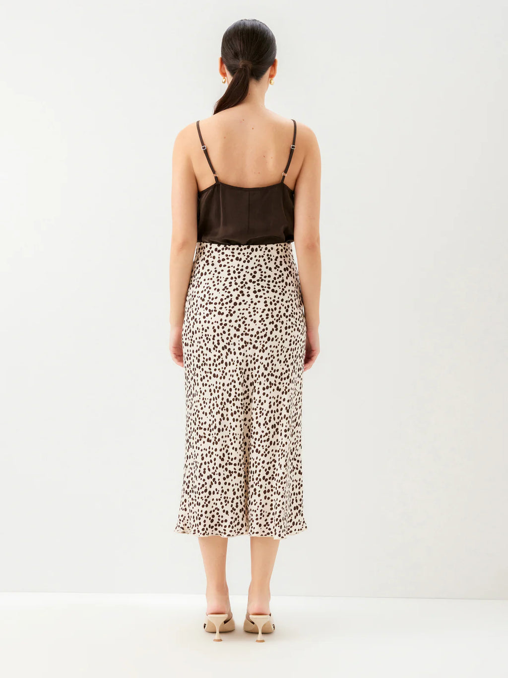 Mia Bias Midi Skirt
