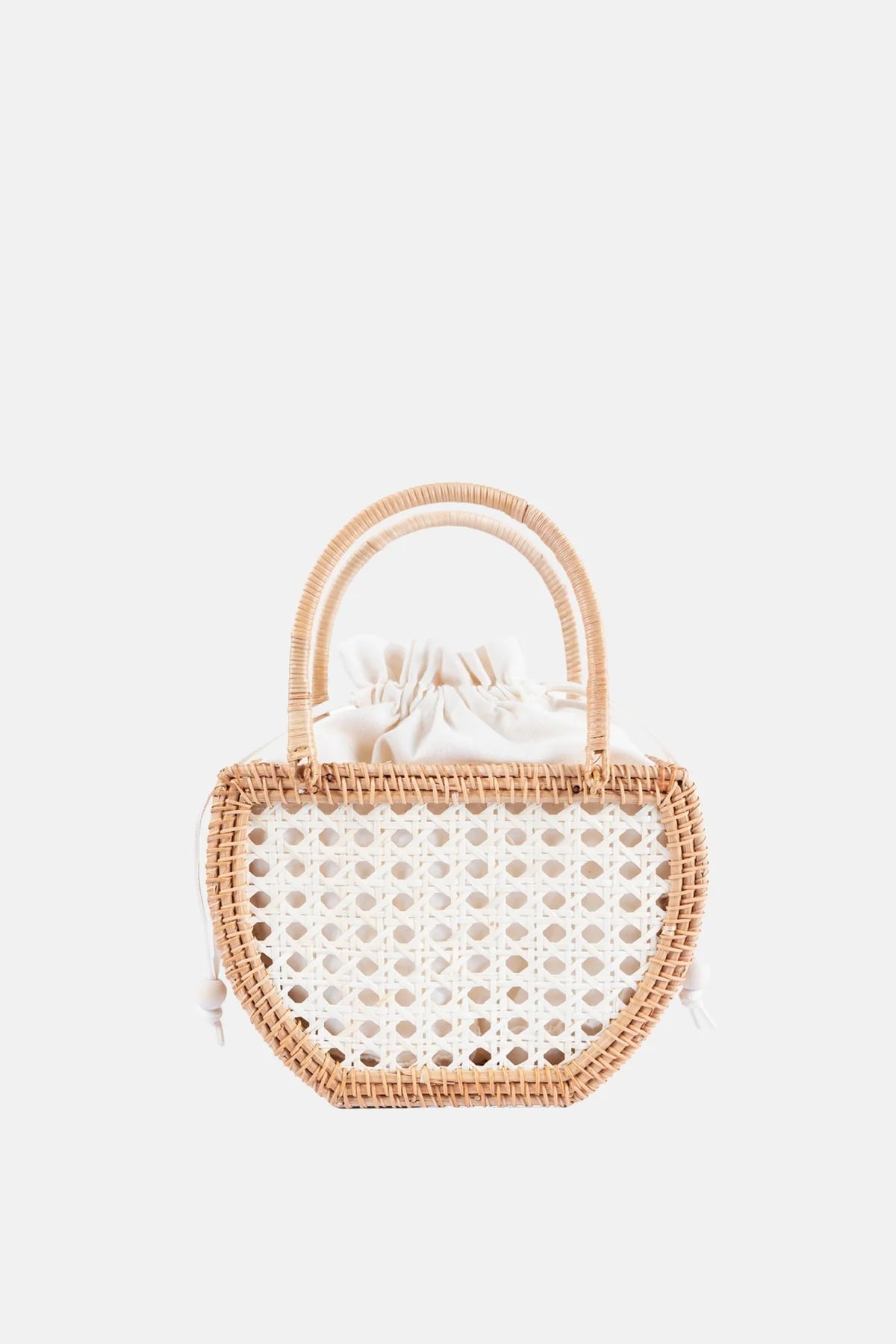 Amelia Rattan Satchel