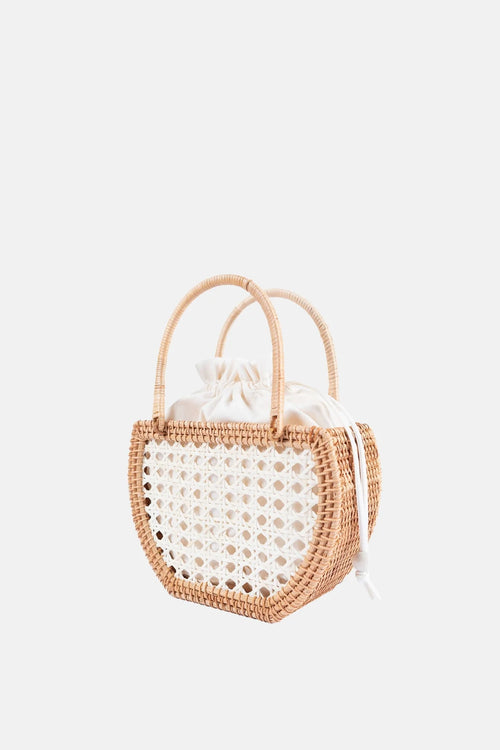 Amelia Rattan Satchel