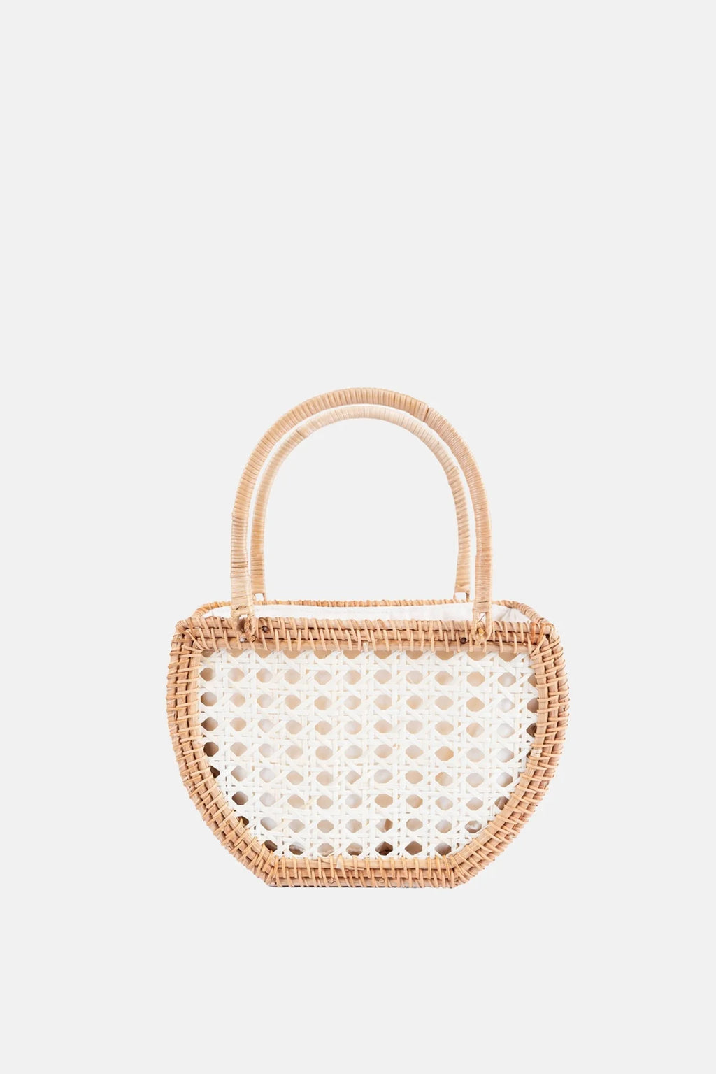 Amelia Rattan Satchel