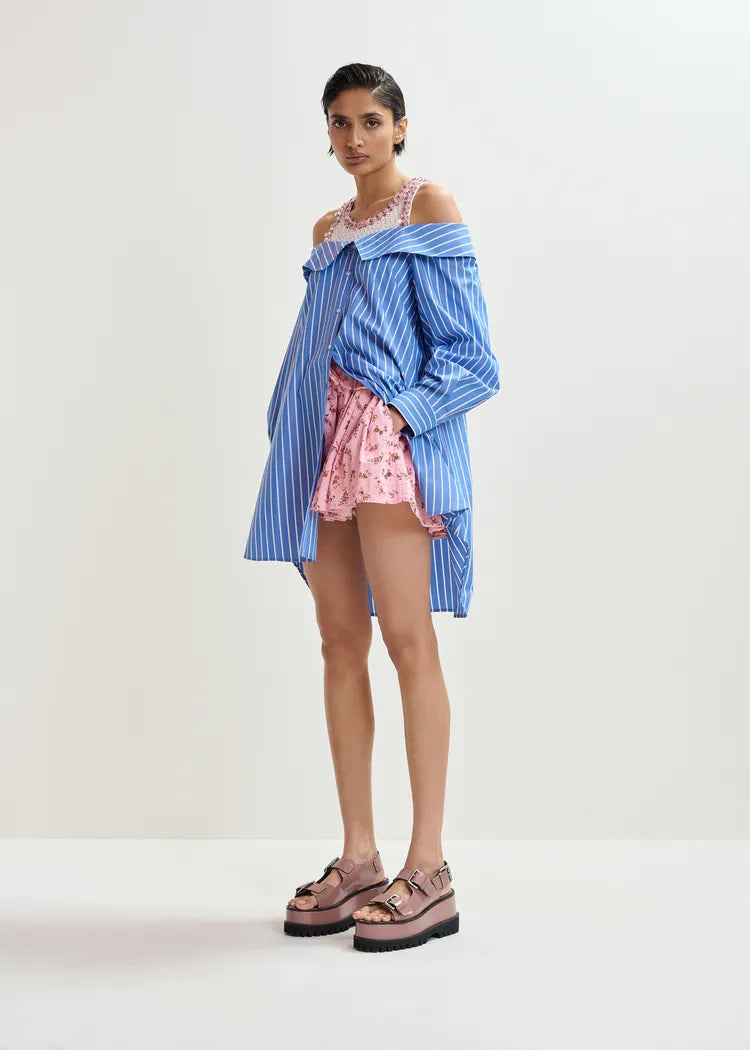 Jori Embellished Shirt Dress