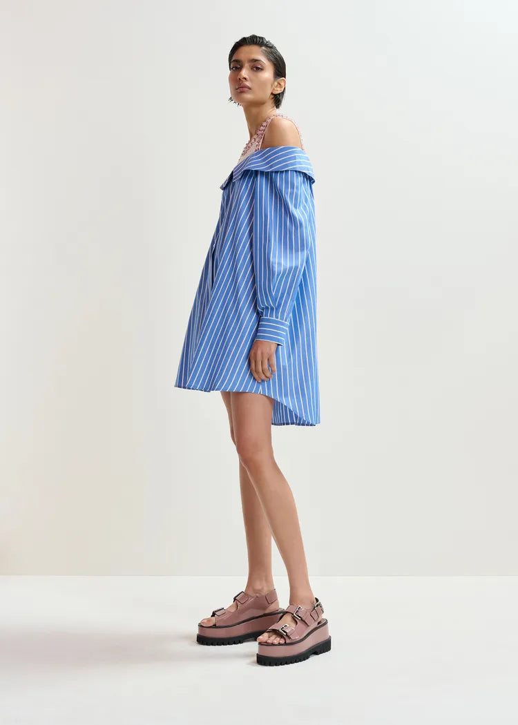 Jori Embellished Shirt Dress