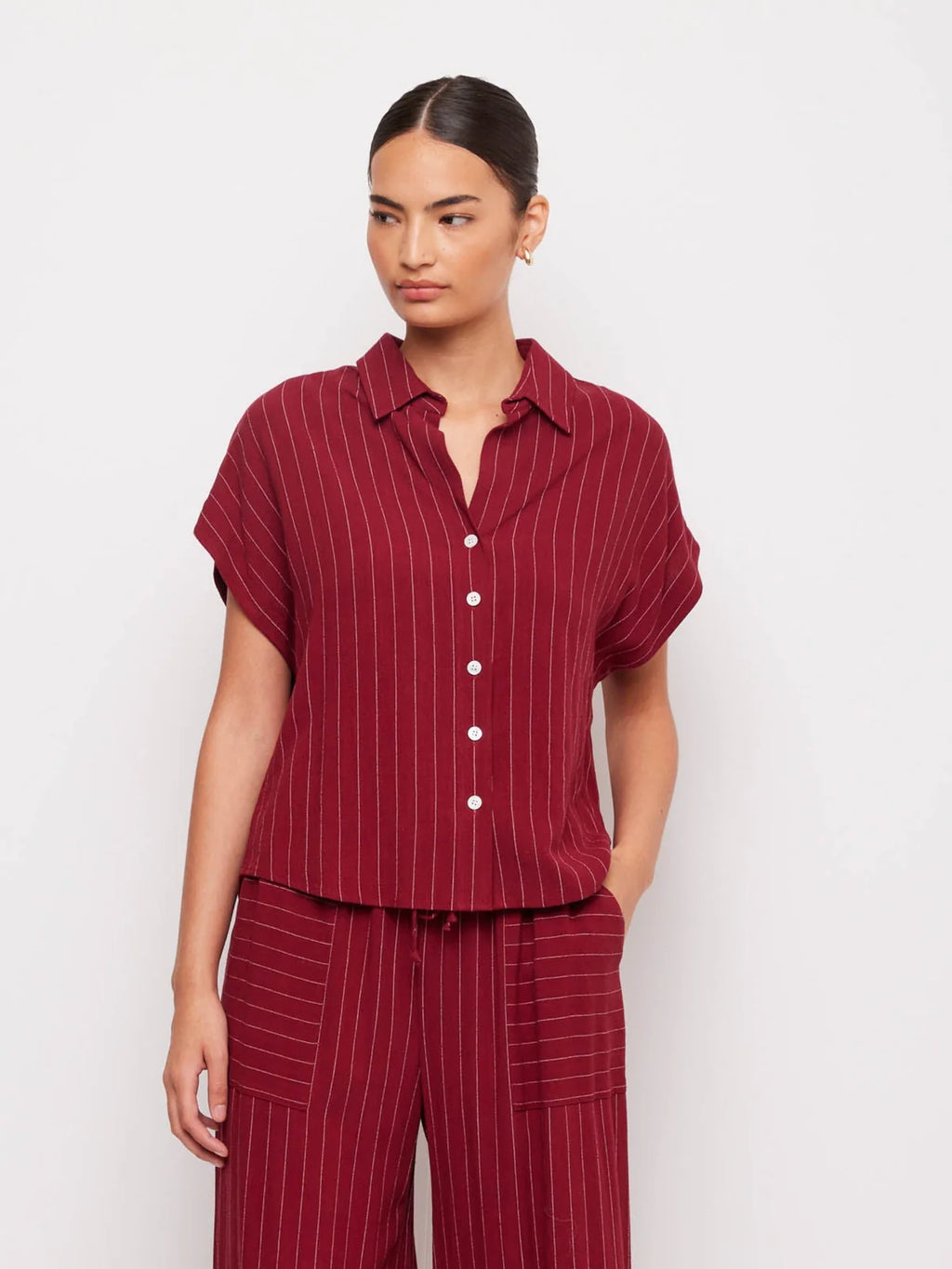 Collette Button Up Top