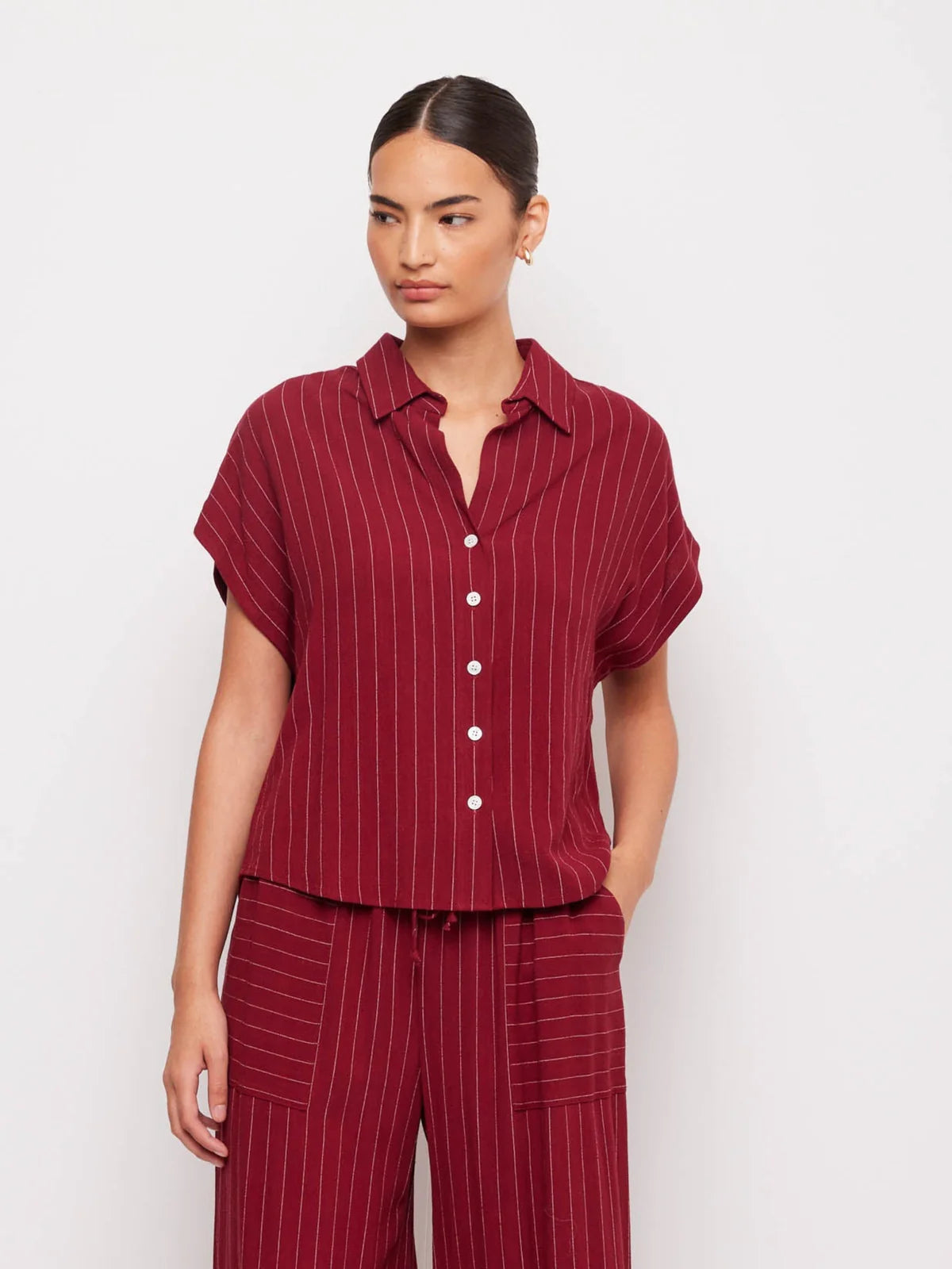 Collette Button Up Top