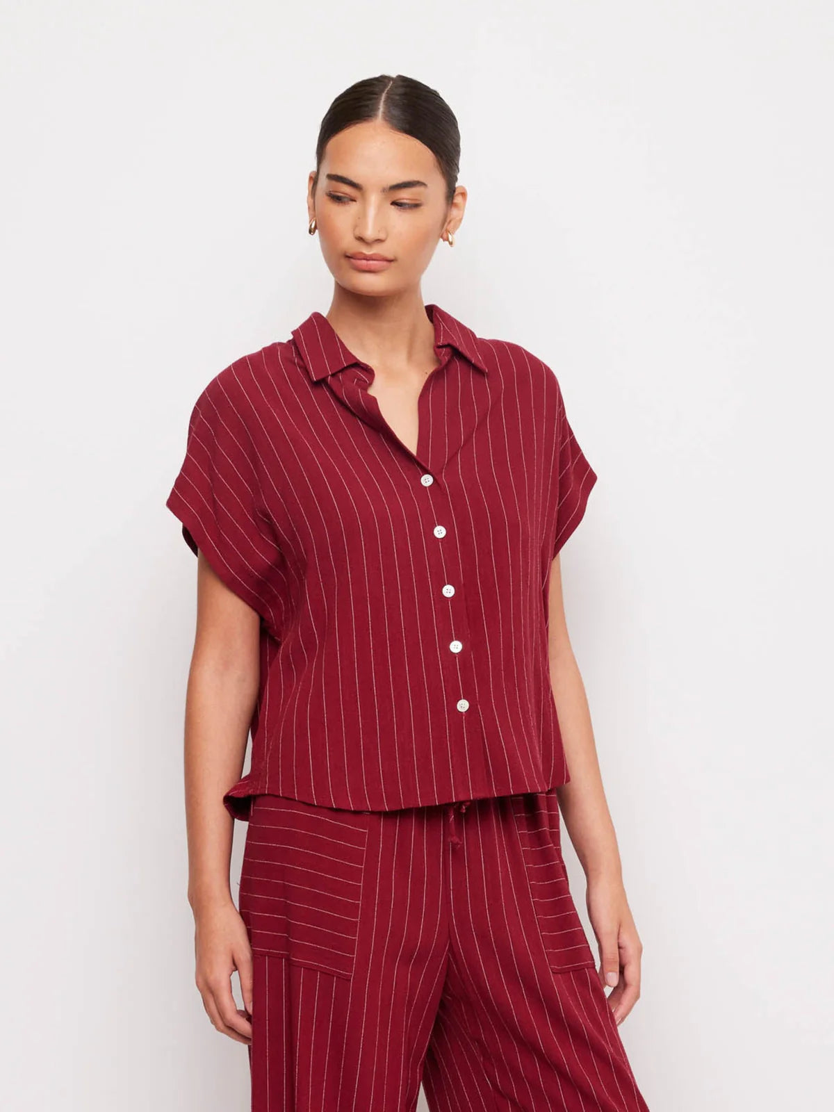 Collette Button Up Top
