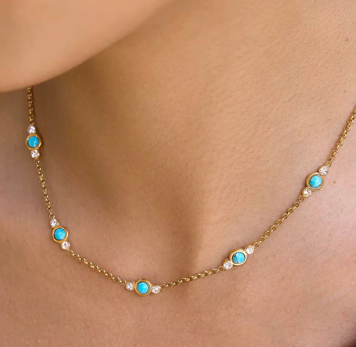Azure Turquoise Necklace