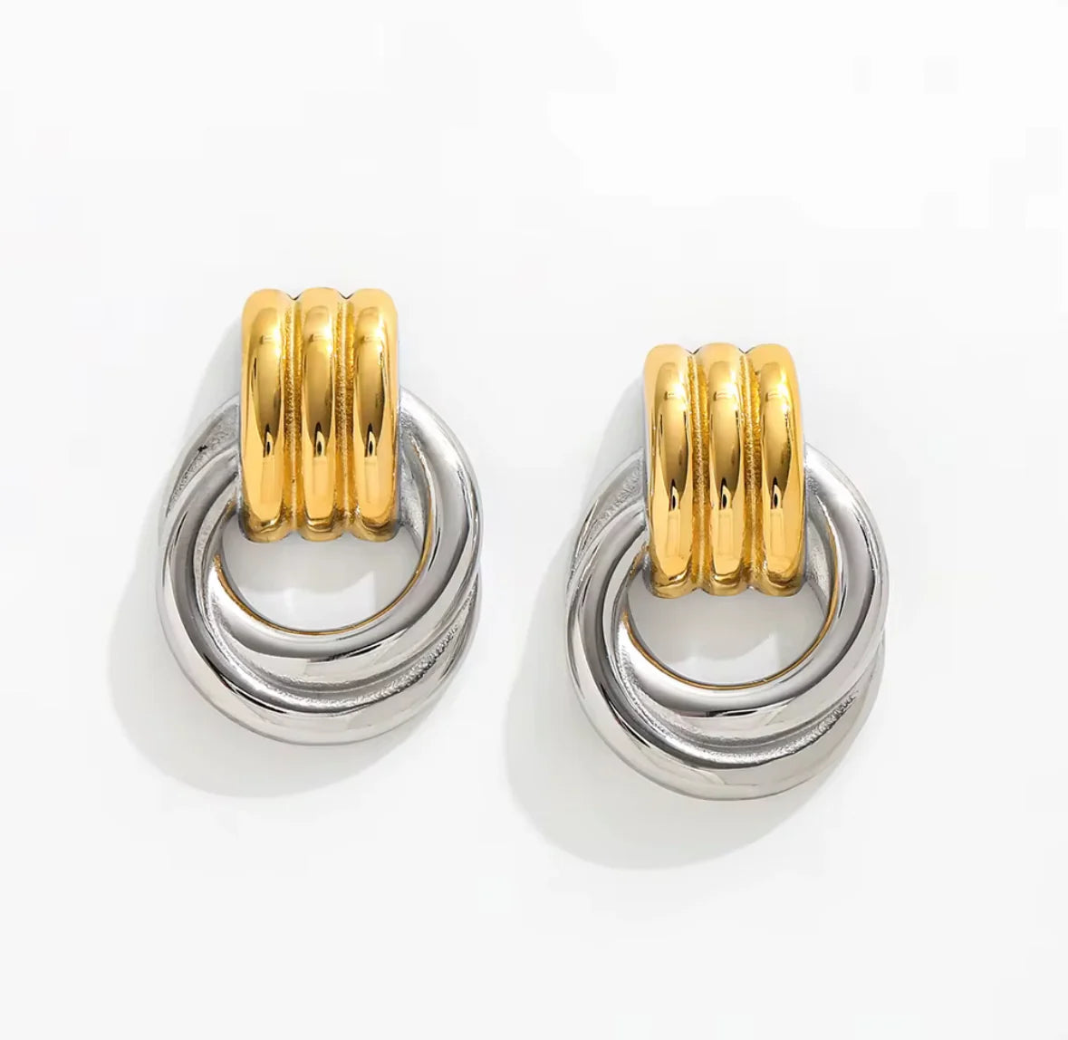 Gisele Mixed Metal Earrings