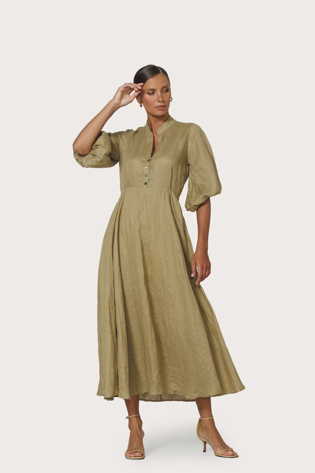 Kenny Linen Maxi Dress