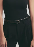 The Favorite Belt, Black/Nickel