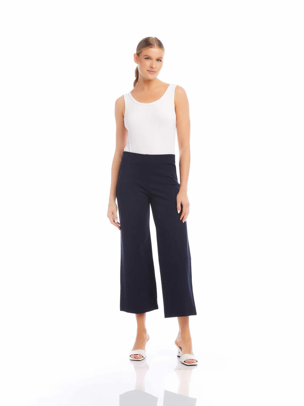 Wide Leg Cropped Pant