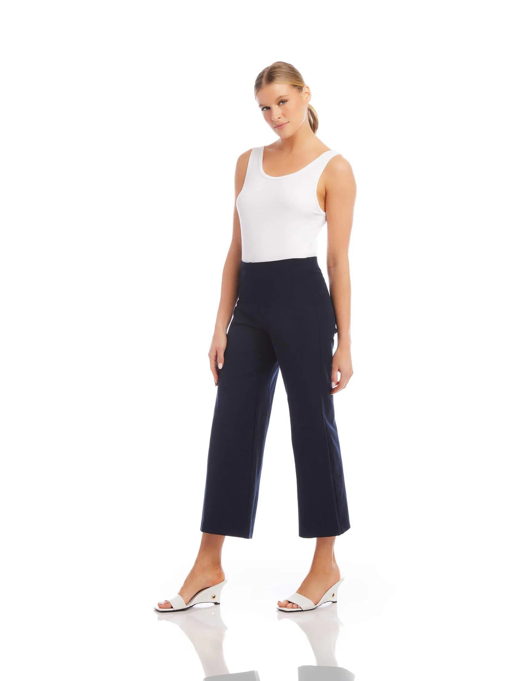 Wide Leg Cropped Pant