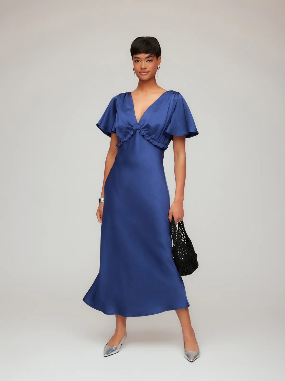 Shailene Flutter Sleeve Dress