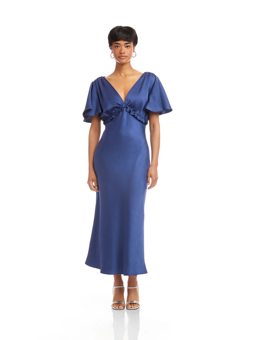Shailene Flutter Sleeve Dress