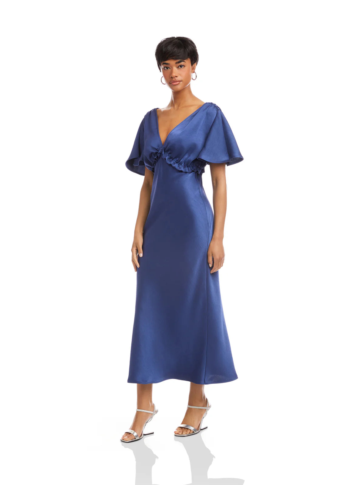 Shailene Flutter Sleeve Dress