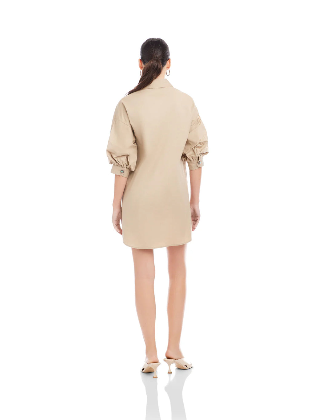 Phoebe Lantern Shirt Dress