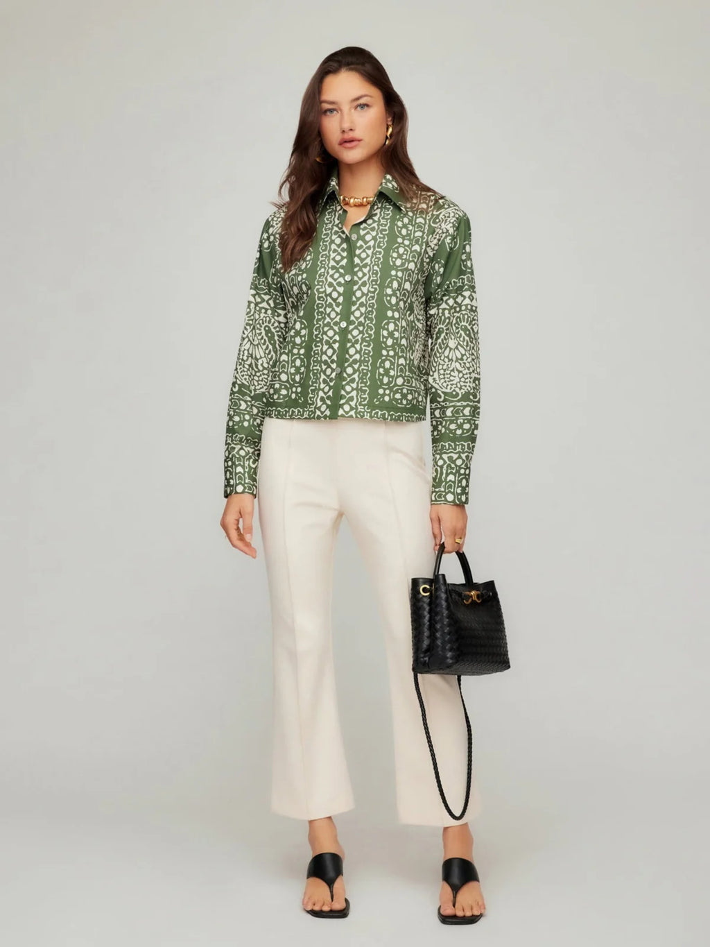 Sigourney Pintuck Cream Pant