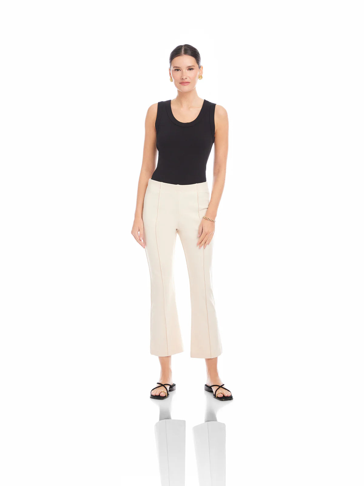 Sigourney Pintuck Cream Pant