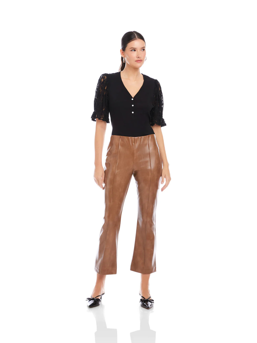Sigourney Faux Leather Pant