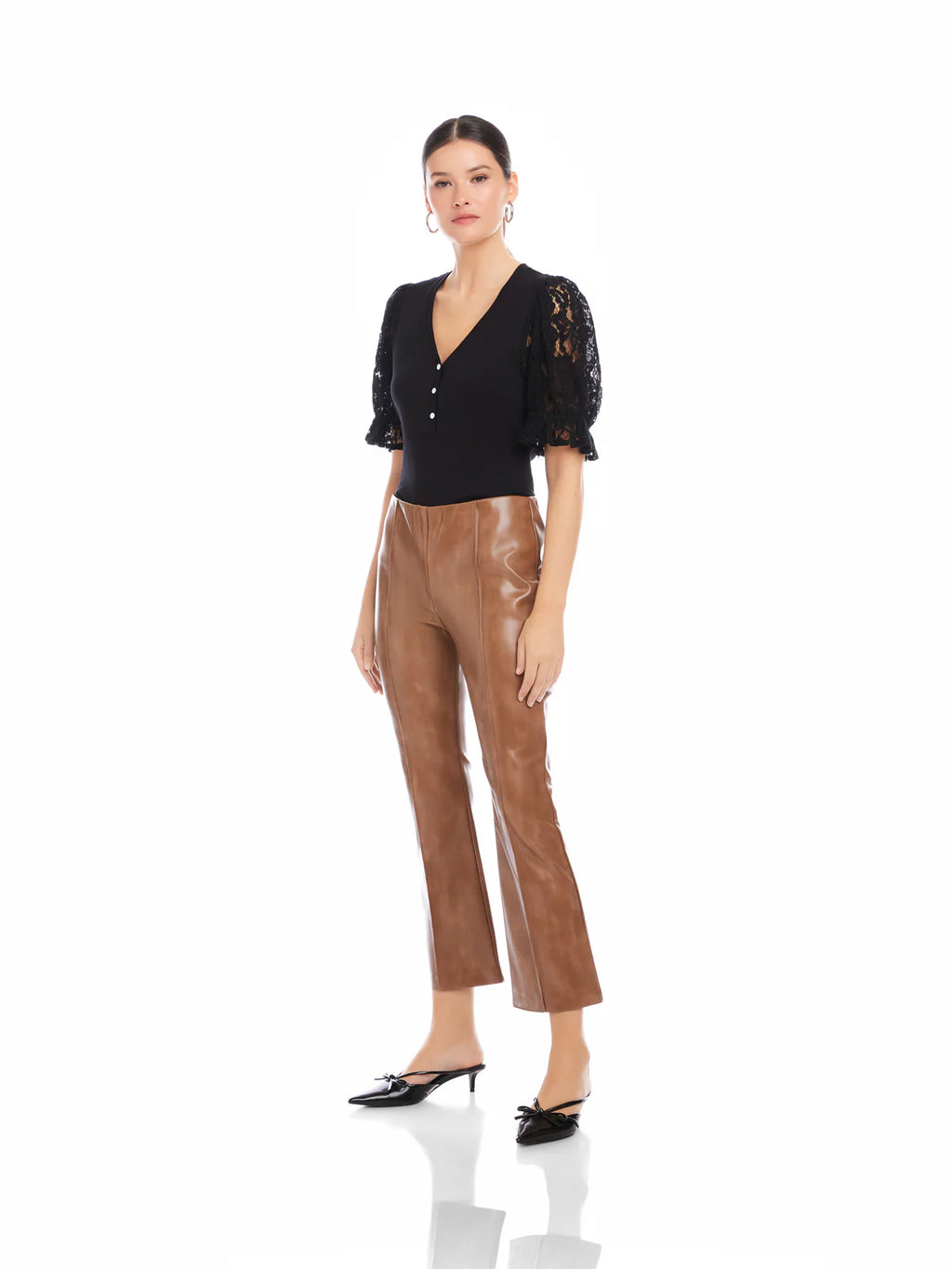 Sigourney Faux Leather Pant