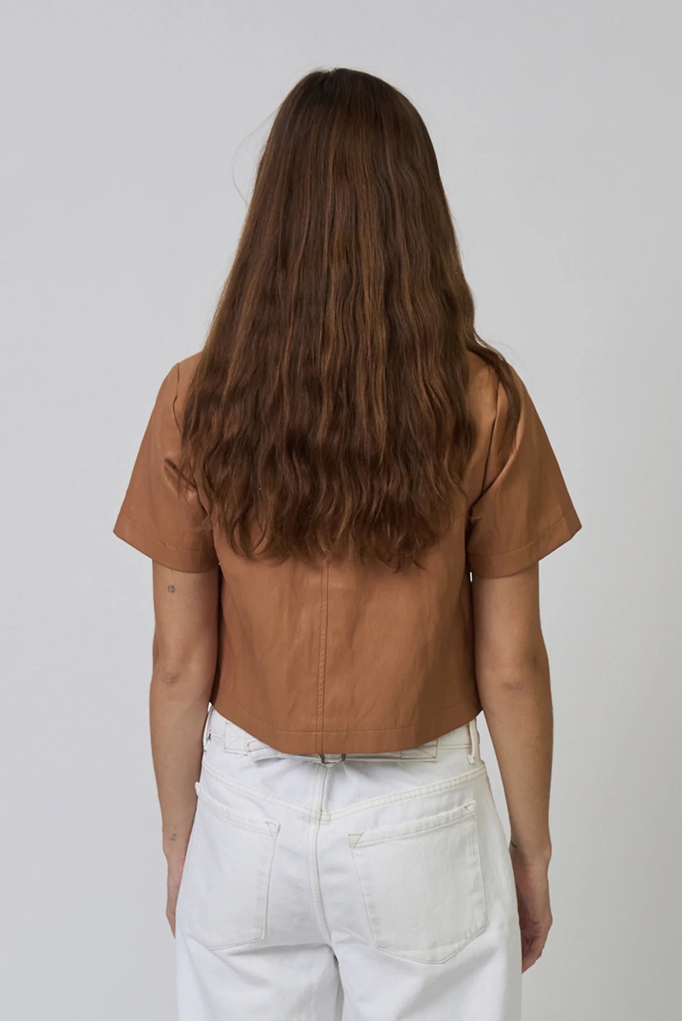 Chelsea Vegan Cropped Jacket