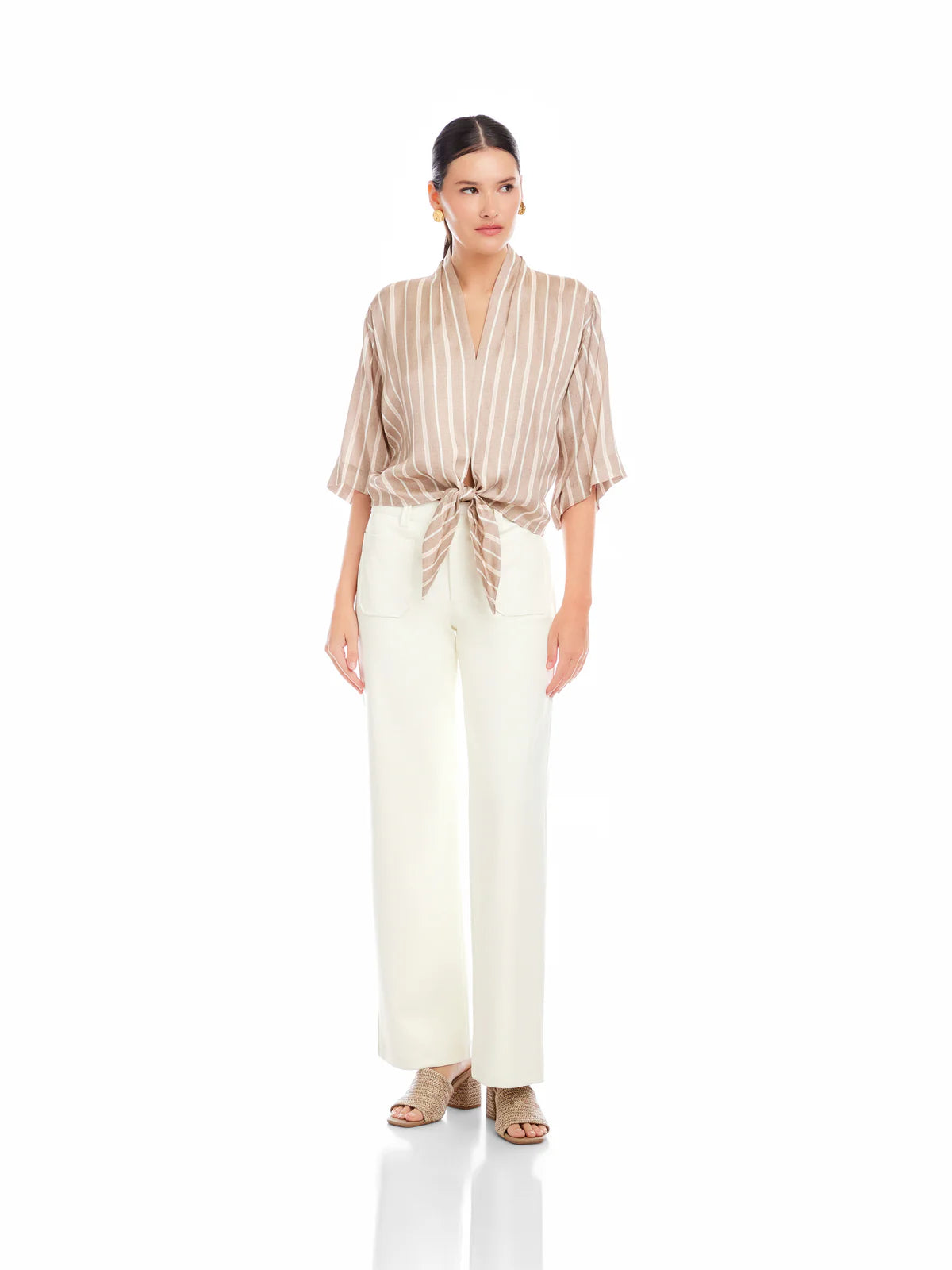 Bernice Tie-Front Blouse