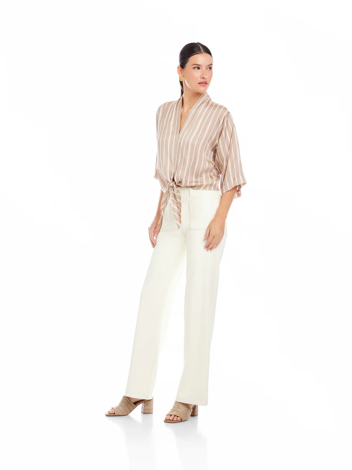 Bernice Tie-Front Blouse