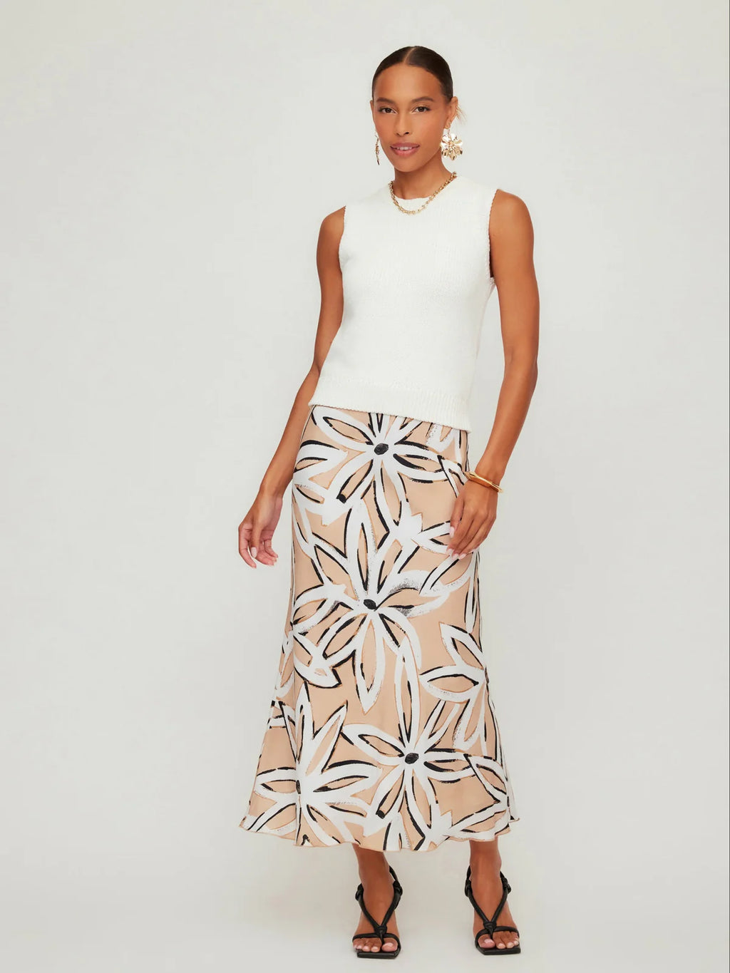 Eva Bias Ankle Skirt