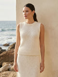 Kimmy Keyhole Sweater Tank