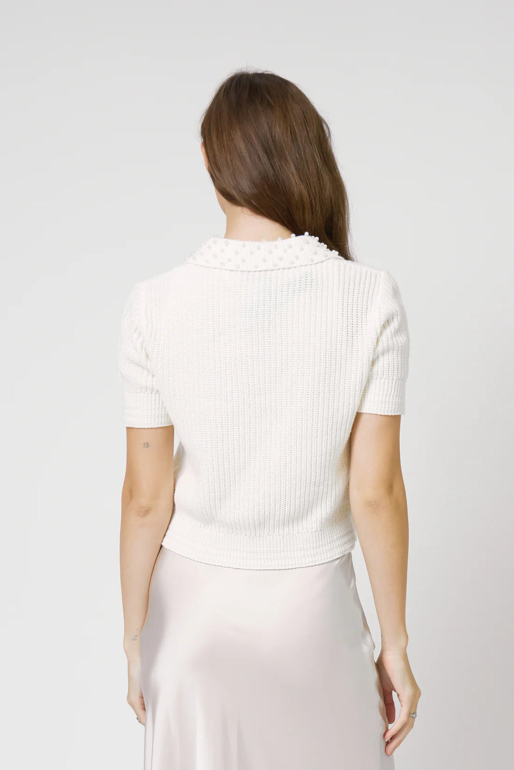 Charli Pearl Collared Polo